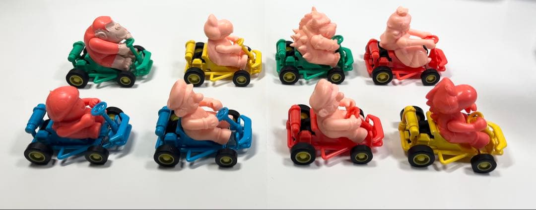 マリオカート フィギュア 塩ビ プルバック マリオ レトロ
