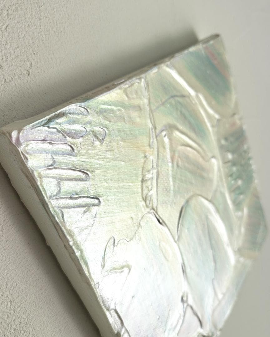 再生Ⅱ / テクスチャーアート 18×18㎝ S0 原画1点のみ モダンアート