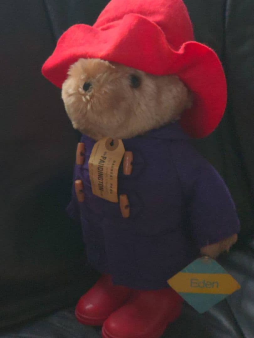 パディントン❤パディントンベア❤ぬいぐるみ❤Eden社製❤紙タグ付❤1981年