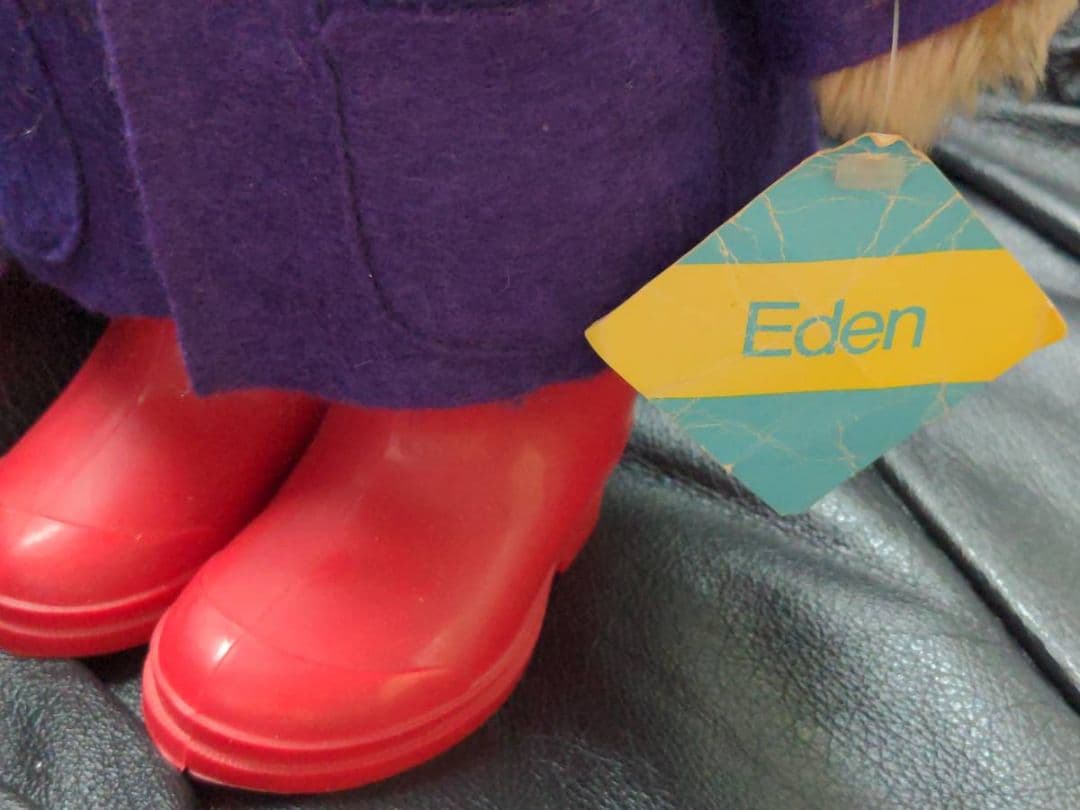 パディントン❤パディントンベア❤ぬいぐるみ❤Eden社製❤紙タグ付❤1981年