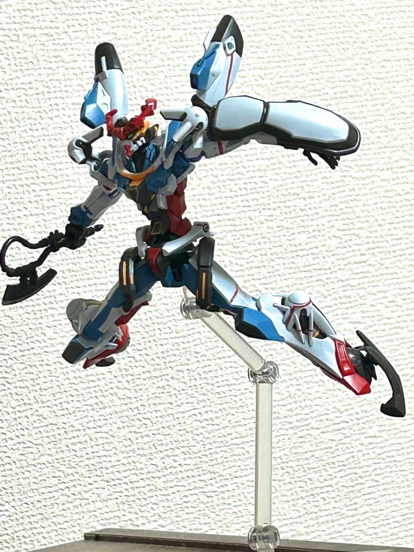 HG 1/144 ジークアクス　赤いガンダム　墨入れ済み　組み立て済み　セット