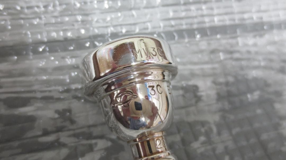 トシ アトリエチューニング トランペットマウスピース 3CMV EXT 銀メッキ