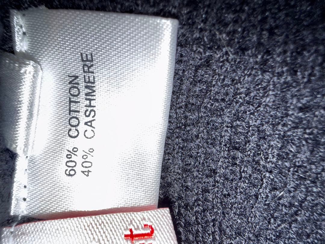 ルシアンペラフィネ Tシャツ カシミヤ混 コットン60％ 暖か素材