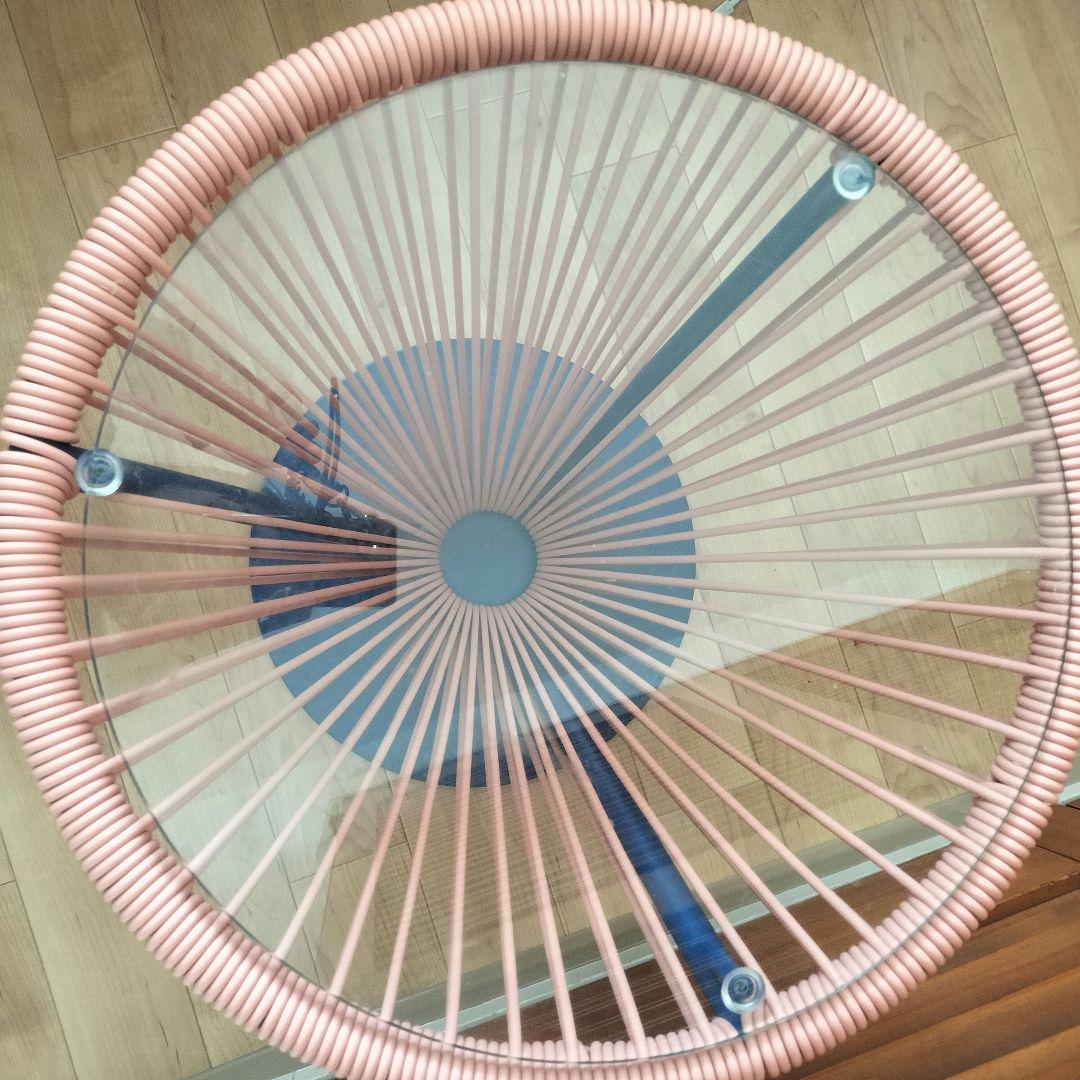 ◎FrancfrancロータスサイドテーブルPINK×BLUE