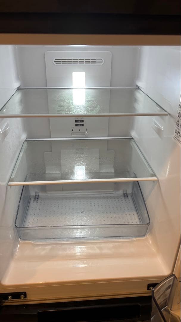 【SHARP】冷蔵庫 SJ-D15J-H ブラック