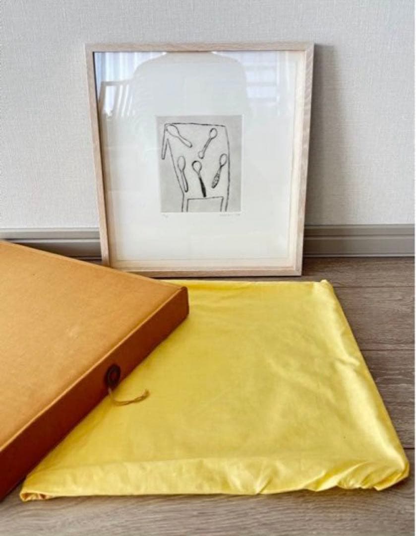 大橋歩銅版画「スプーン」初期の個展作品貴重Arneアルネa.アンドエー