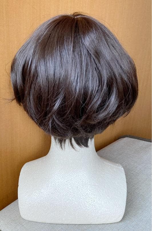 ミント　リネアストリア「天使のカジュアルショート」ダークブラウンM