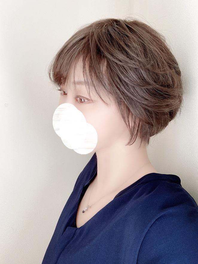 ミント　リネアストリア「天使のカジュアルショート」ダークブラウンM