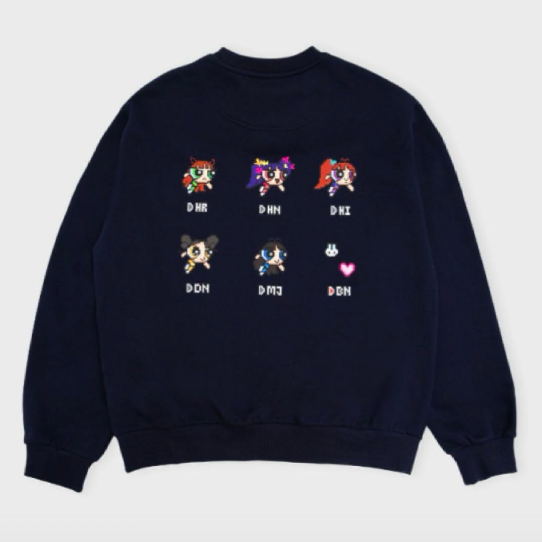 NewJeans パワーパフガールズ スウェット ネイビー Lサイズ - メルカリ