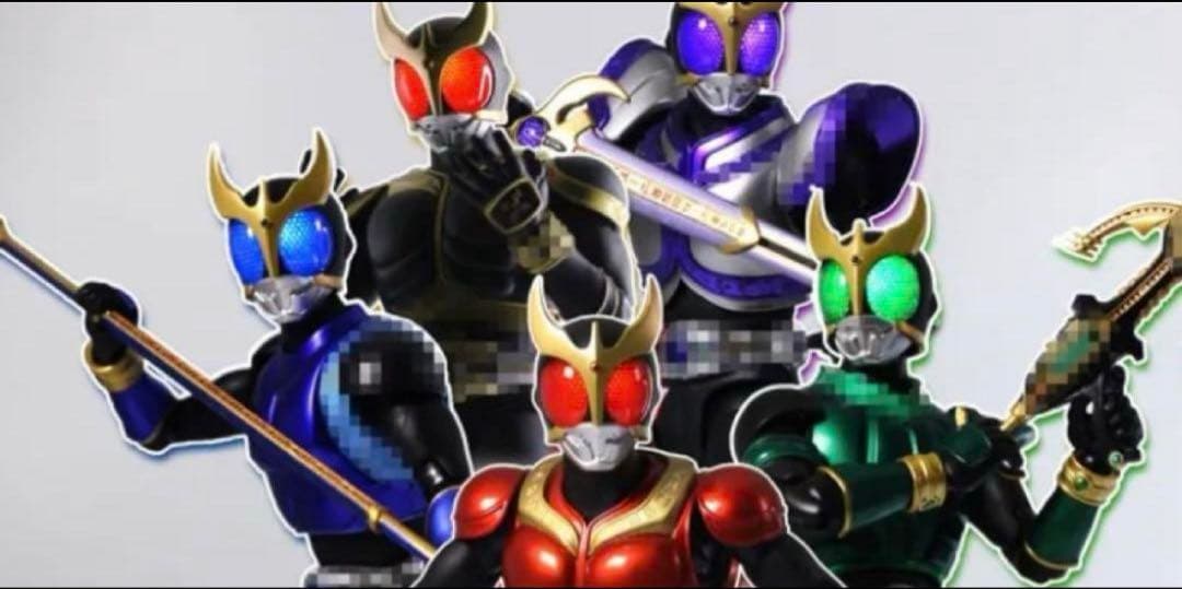 【新品】フィギュアーツ真骨彫に使用可！　仮面ライダークウガ発光ヘッド　4色セット