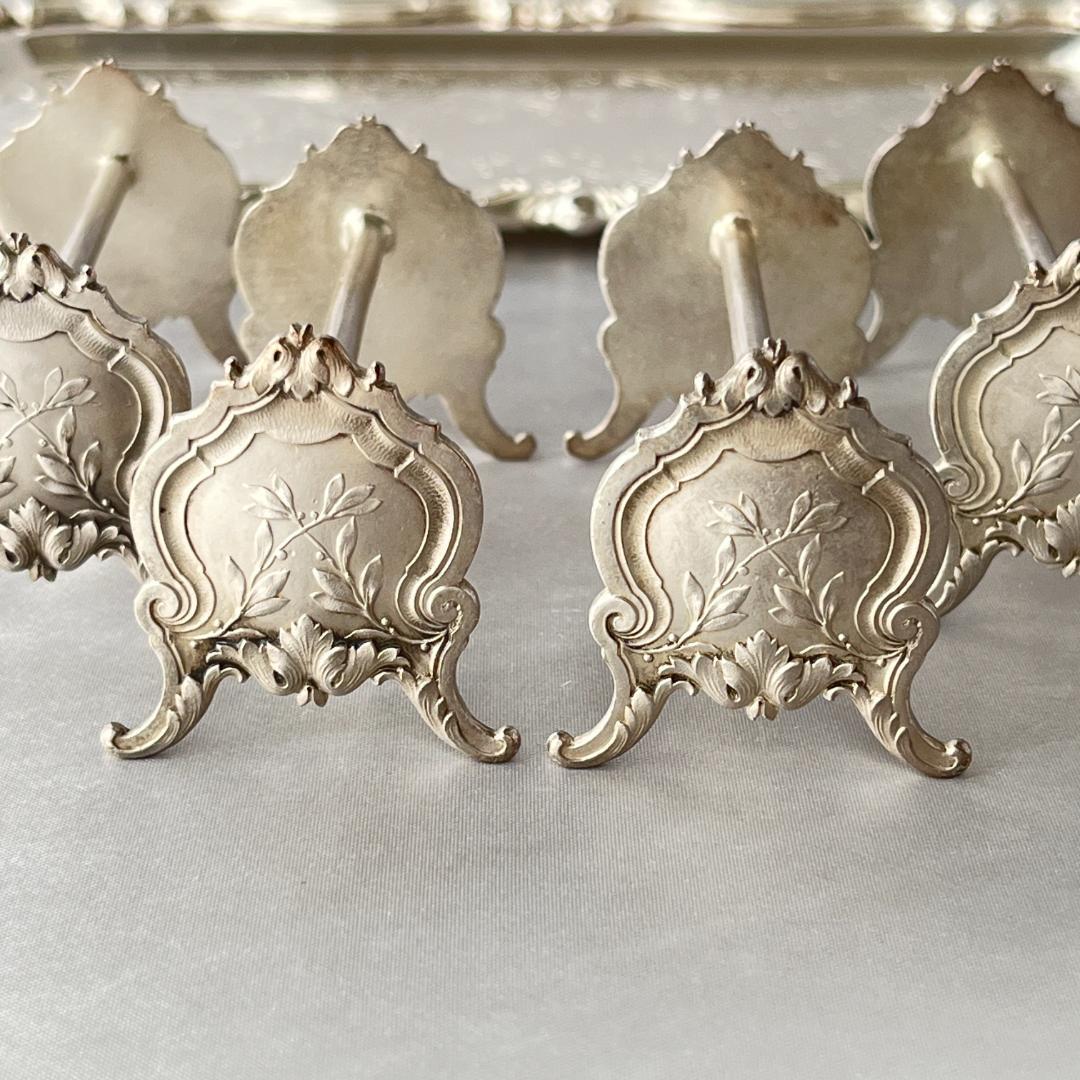 仏蘭西】 アールヌーボーのナイフレスト 6個組 Art Nouveau - メルカリ