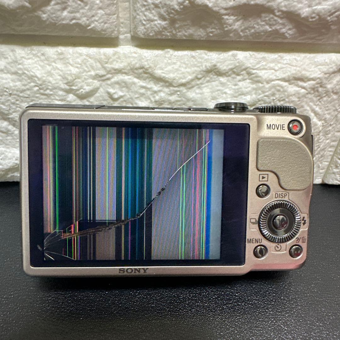 SONY Cyber-shot DSC-HX9V通電確認済 液晶割れ ジャンク