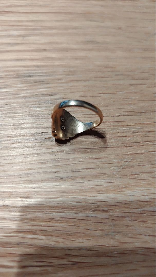 1952年 ヴィンテージ 10k 10金 カレッジリング Spies USA製