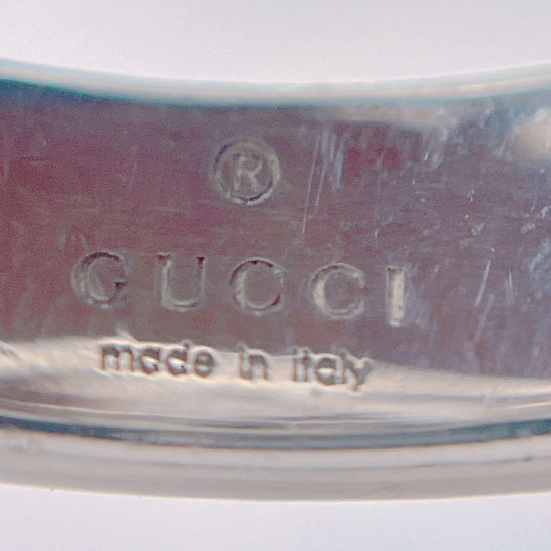 GUCCI シルバー925 Gロゴ　リング 19　インターロッキングG