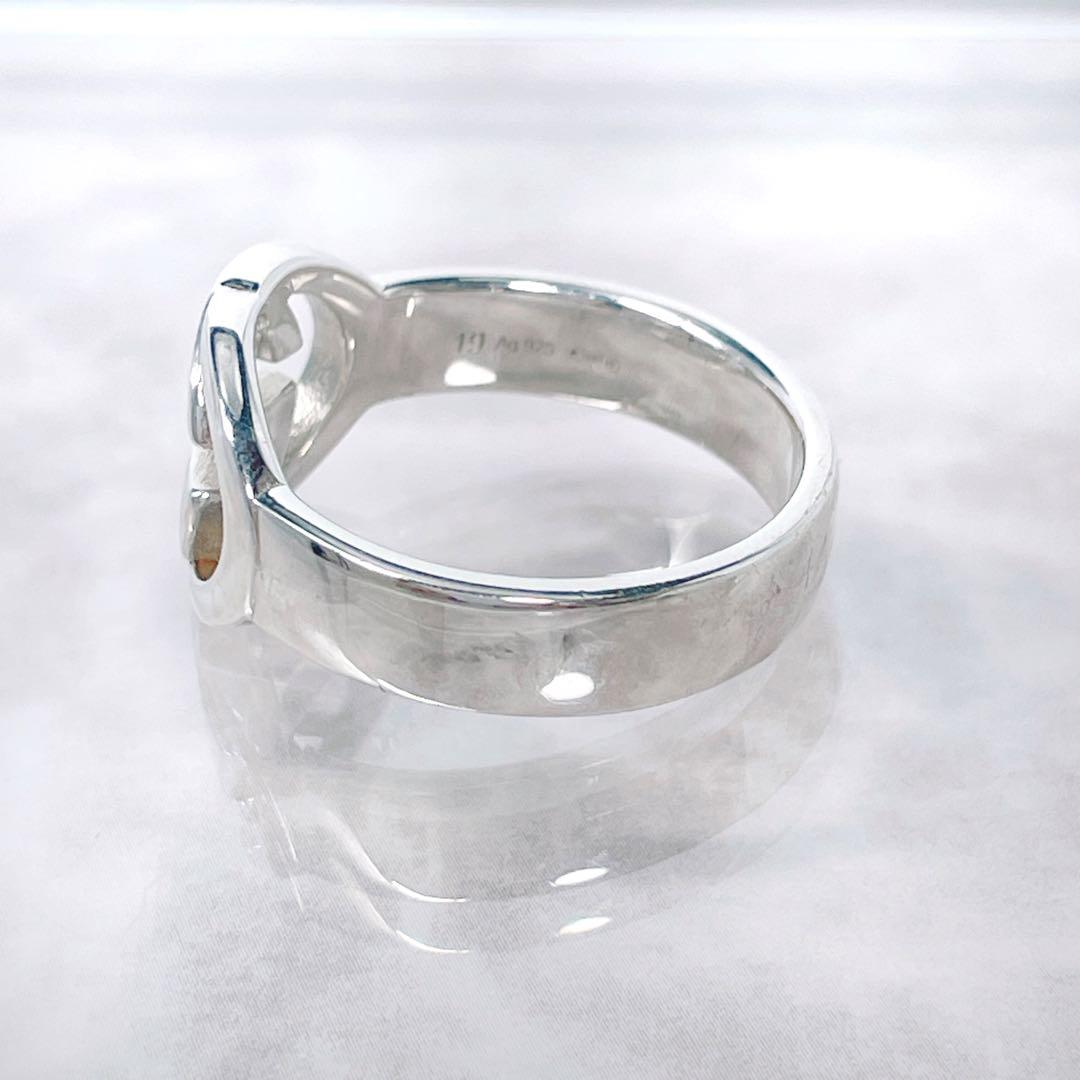 GUCCI シルバー925 Gロゴ　リング 19　インターロッキングG