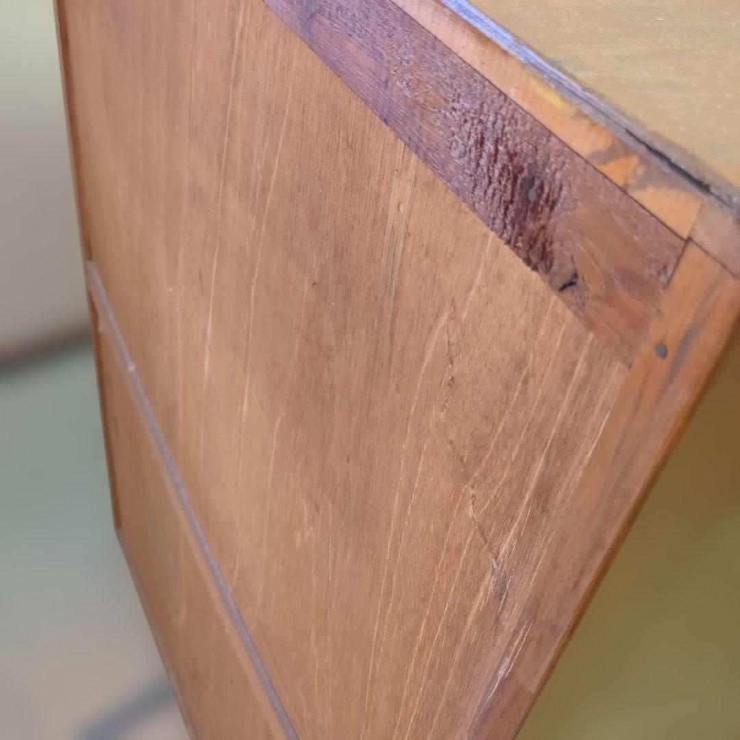 昭和 レトロ タンス 箪笥 チェスト 引き出し 波板ガラス ガラス戸