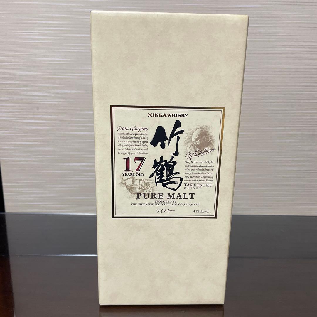 NIKKA WHISKY 竹鶴 17年 ピュアモルト 700ml ニッカ 竹鶴 17年 700ml 箱なし ピュアモルト ウイスキー whisky : お
