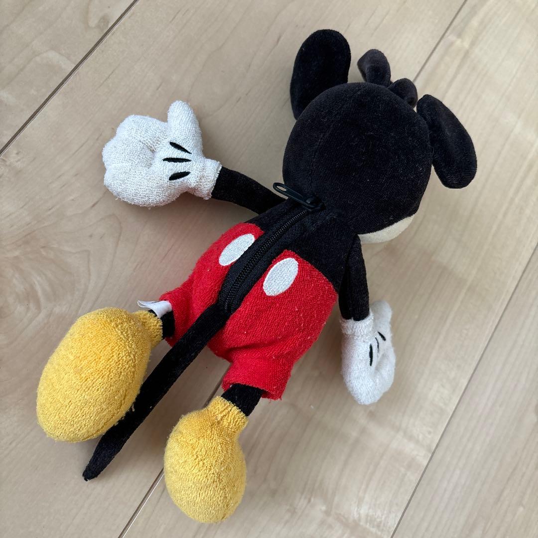 ミッキーマウス ポーチ ぬいぐるみ 東京ディズニーランド レトロ
