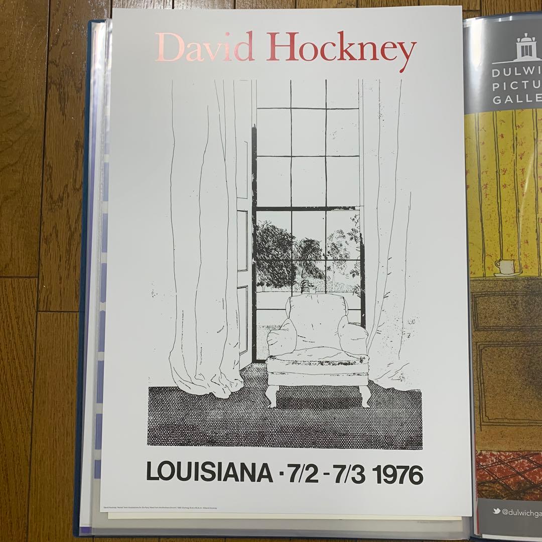 残1枚】デイヴィッド・ホックニー展 海外ポスター④ A2版 Louisianaの