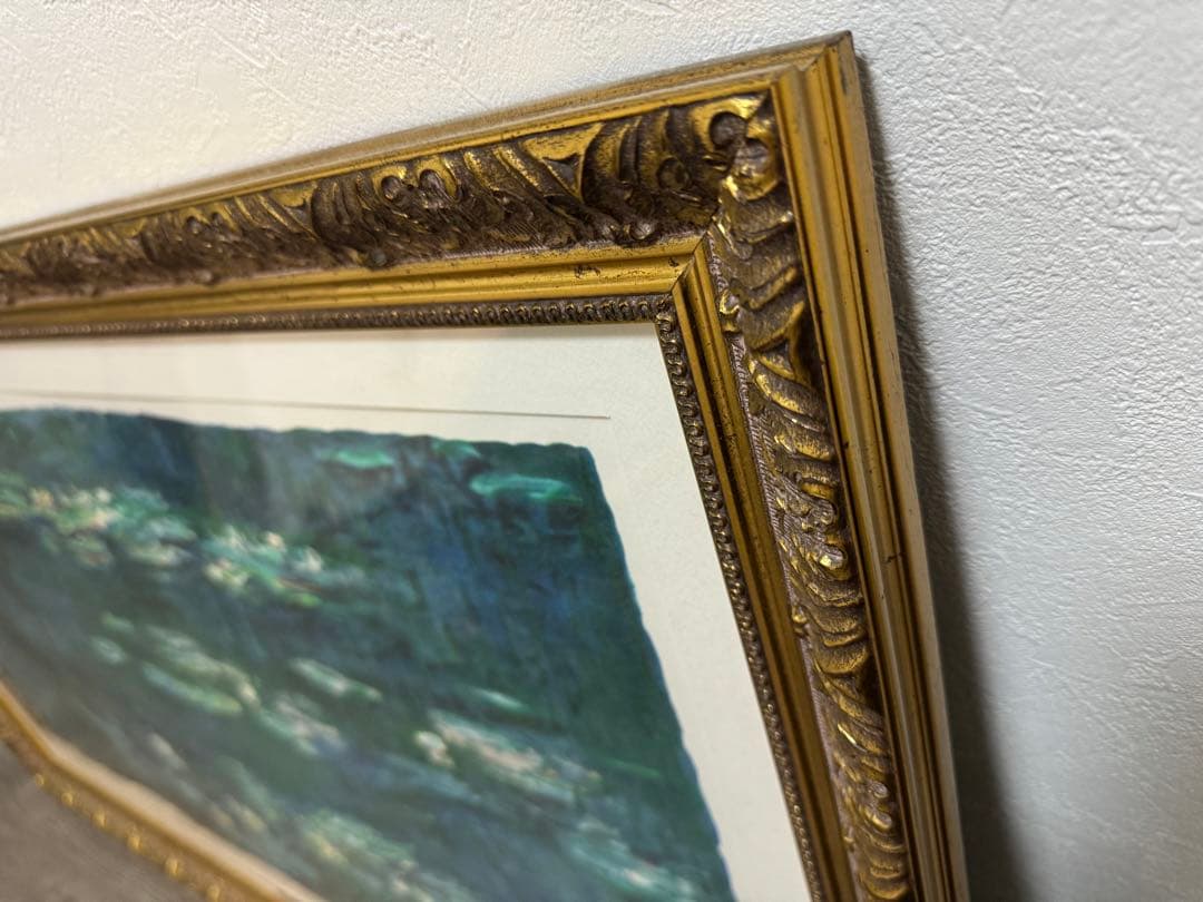 クロード・モネ Claude Monet 緑の反映 (睡蓮リトグラフ)あずま工芸