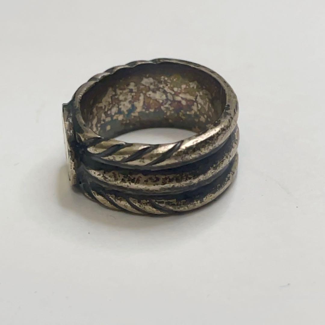 ひ*こ様 K18 925刻印 リング 指輪 インディアンモチーフ 約11号