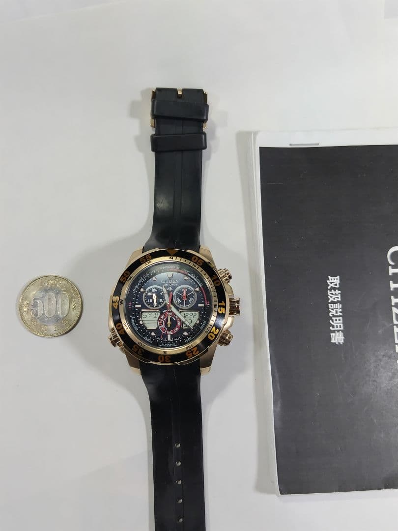 シチズン プロマスター海外モデル　20気圧防水　エコドライブ　レースタイマー