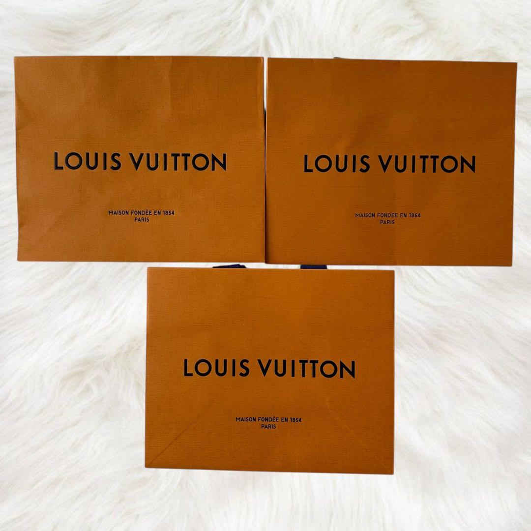 LOUIS VUITTON ショップ袋 3枚セット - メルカリ