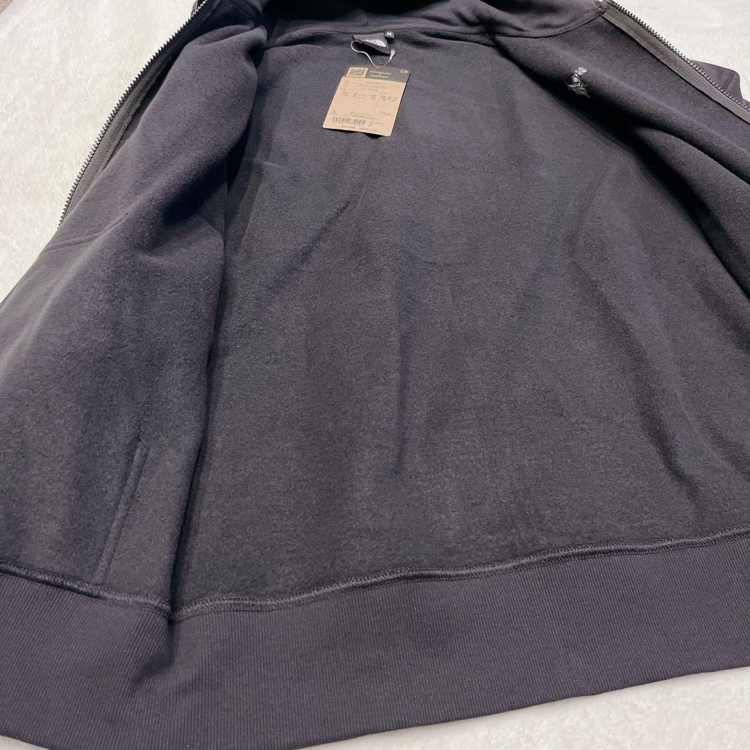 新品タグ付き ノースフェイス リアビューフルジップフーディ NT12442 黒