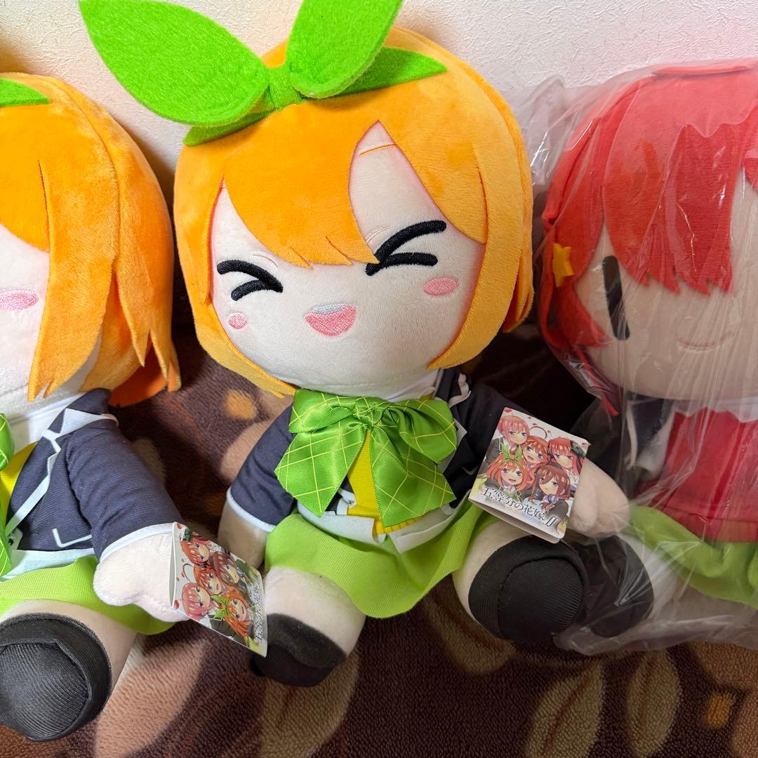 五等分の花嫁 BIGぬいぐるみ タグ付き 未使用 未開封品有