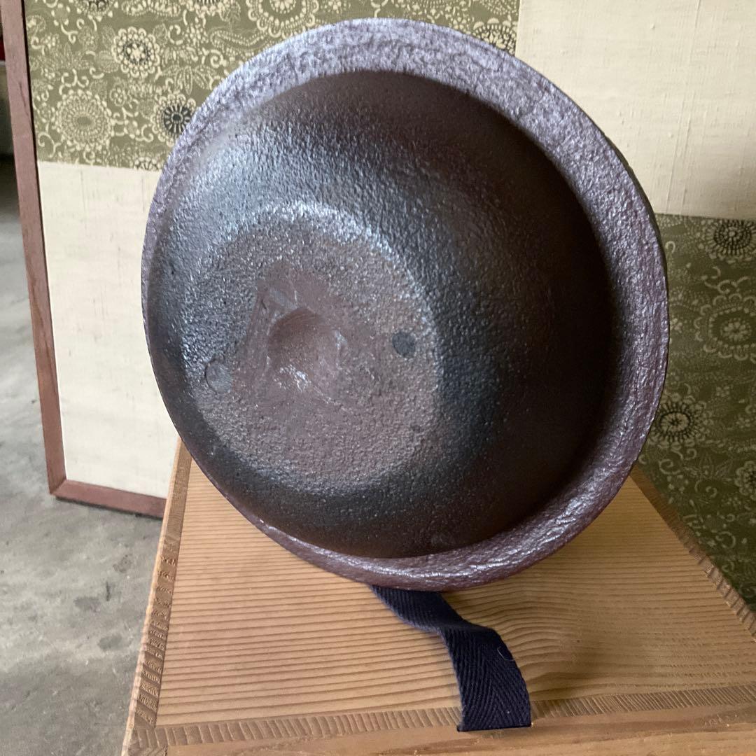 真形羽釜 釜師清光作 風炉 電熱器 創巧野々田