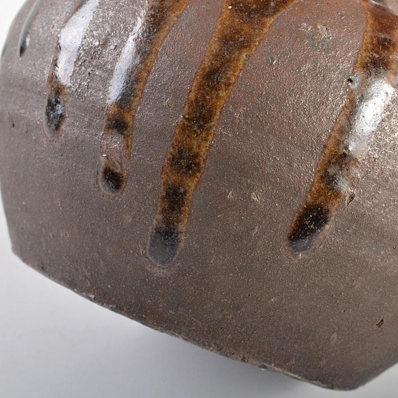 茶道具 丹波焼 古丹波 おはぐろ壷 香炉 火屋付 書付箱 M R5867