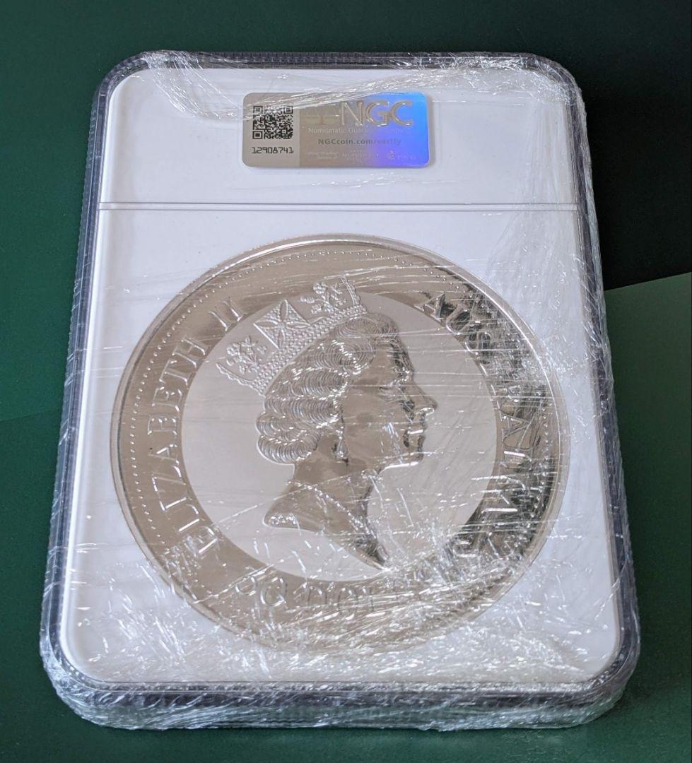 1キロ銀貨・NGC MS66】オーストラリア 1992 クッカバラ30ドル銀貨