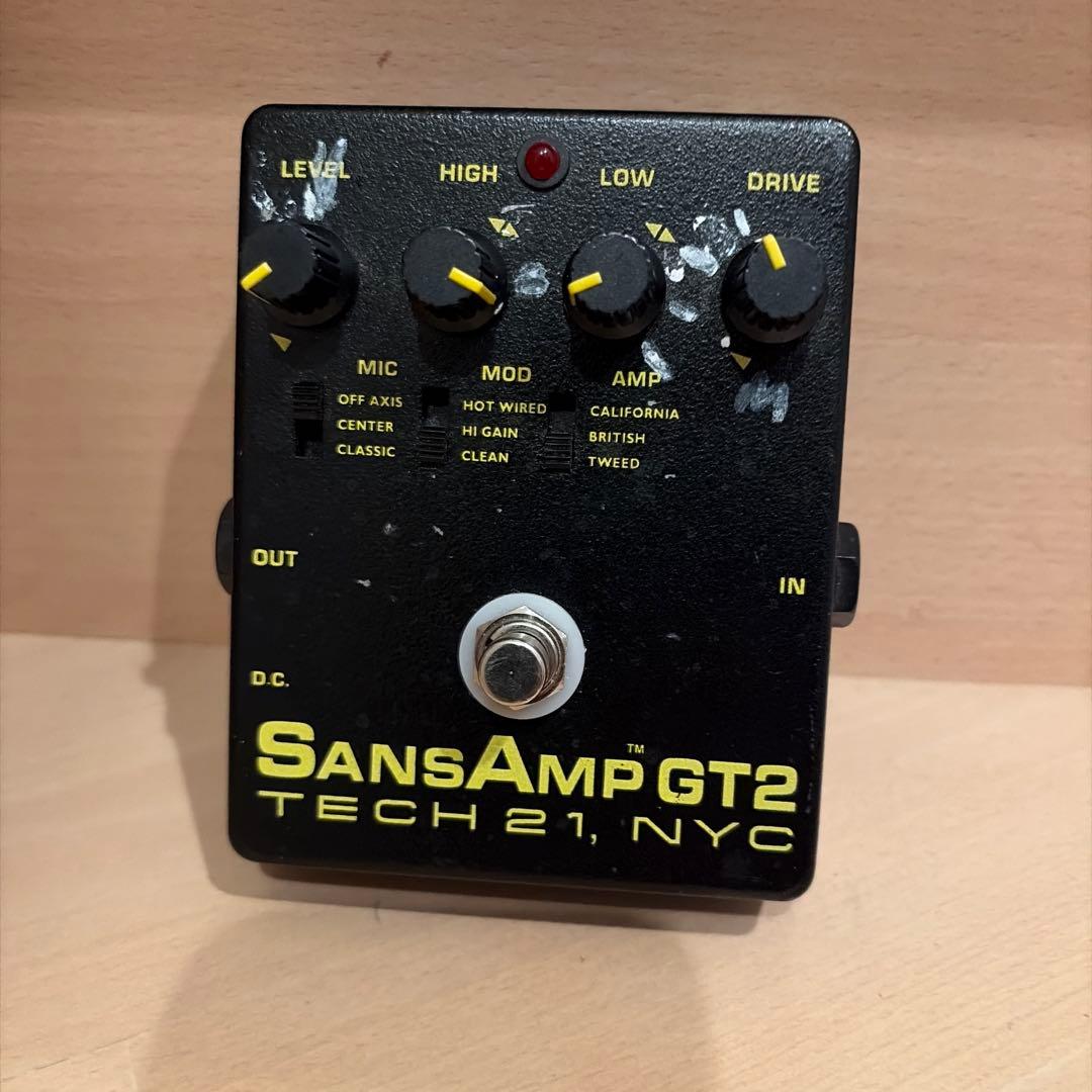 Tech 21 SansAmp GT2 ギターエフェクター　現状渡し　動作OK Tech 21 SansAmp GT2 ギターエフェクター 現状渡し 動作OK Tech 21