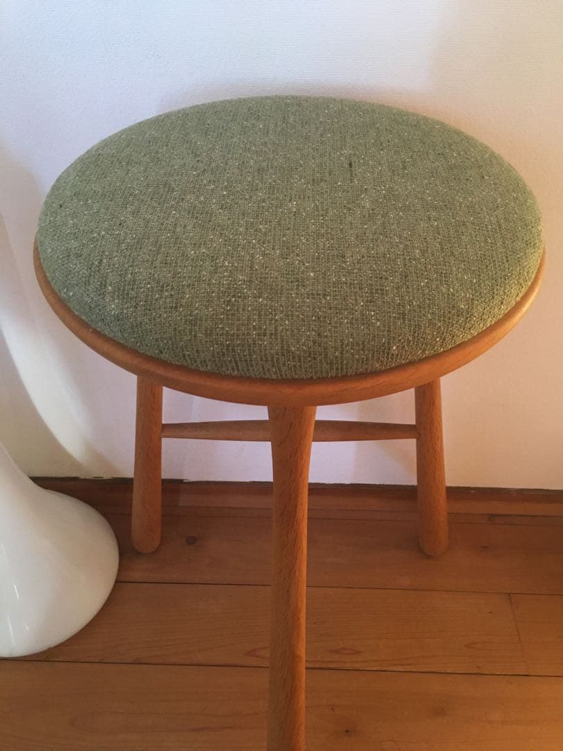 国産 希少 ボウ スツール ハイスツール オーク カウンター 北欧 中古 匠