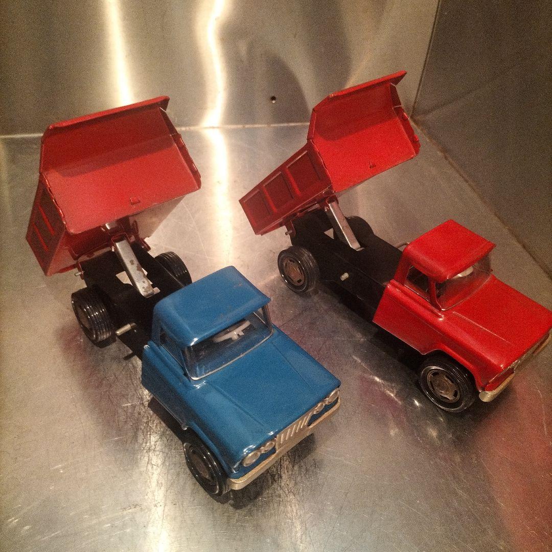 ダンプカー 2台セット 青 赤
