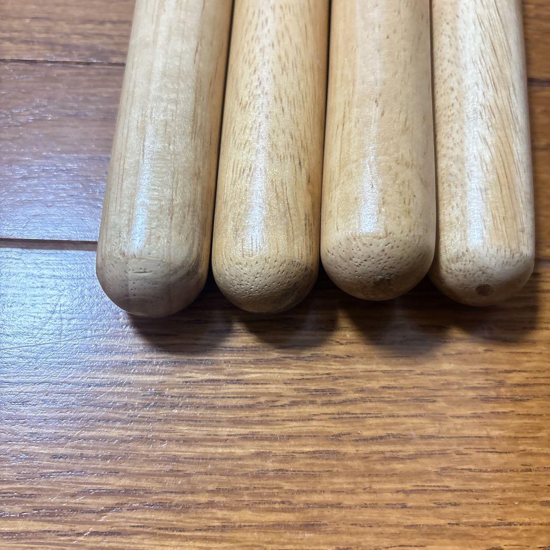 美品】オシャレ ラウンド カフェテーブル オーク材 丸 ４本脚 北欧ハイテーブル