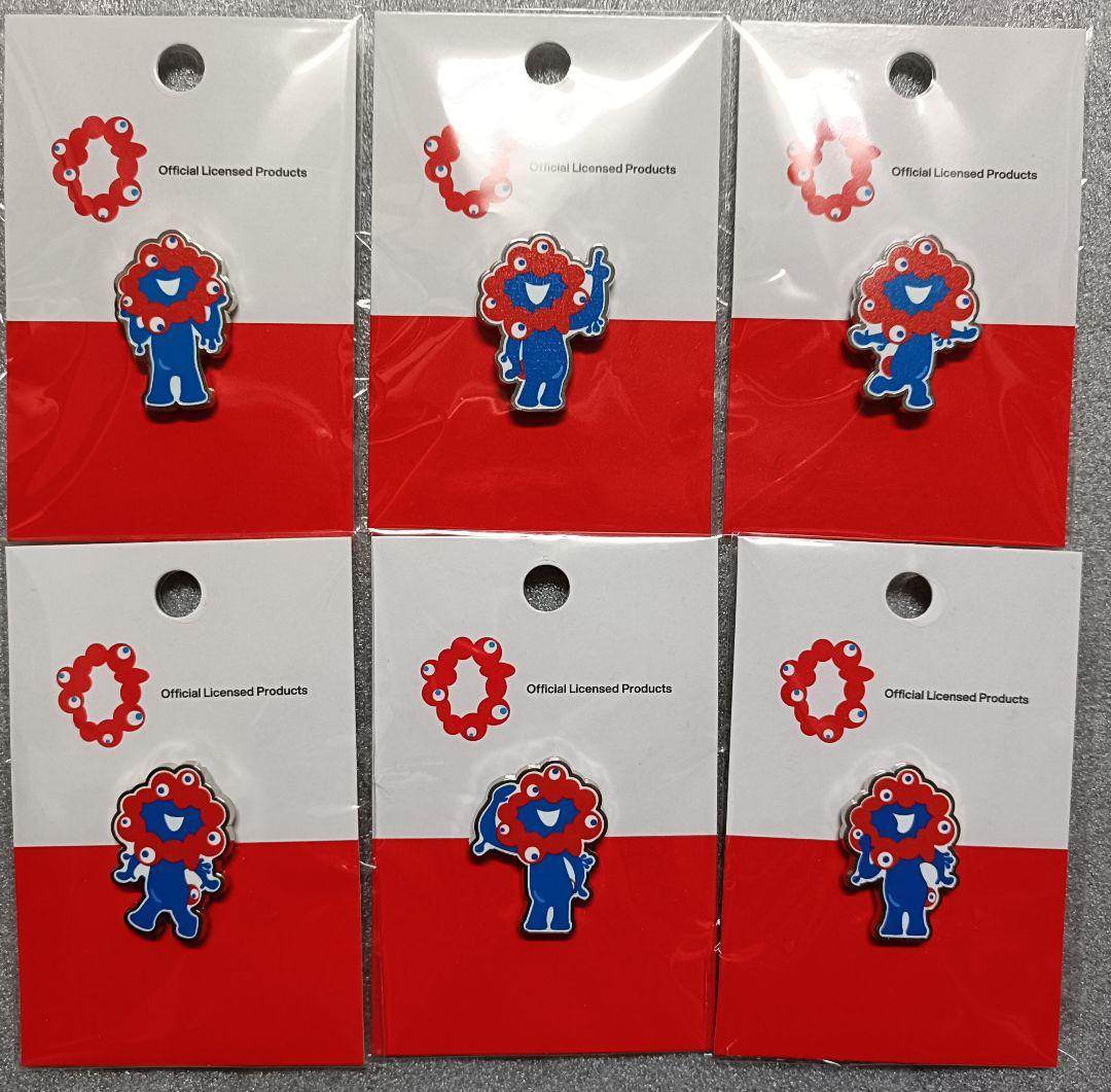 ミャクミャク ピンバッジ 6個セット 01 02 03 04 05 06 ミャクミャク