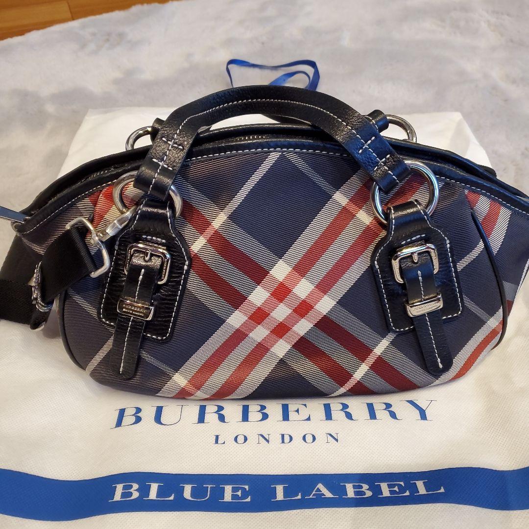 BURBERRY BLUE LABEL ショルダーバッグ チェック柄