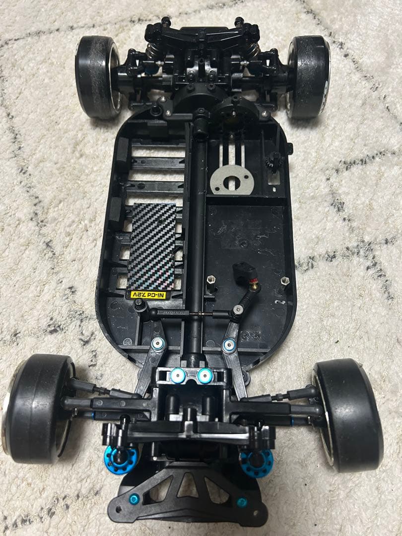 パープル ドリフトカー カーボンファイバー