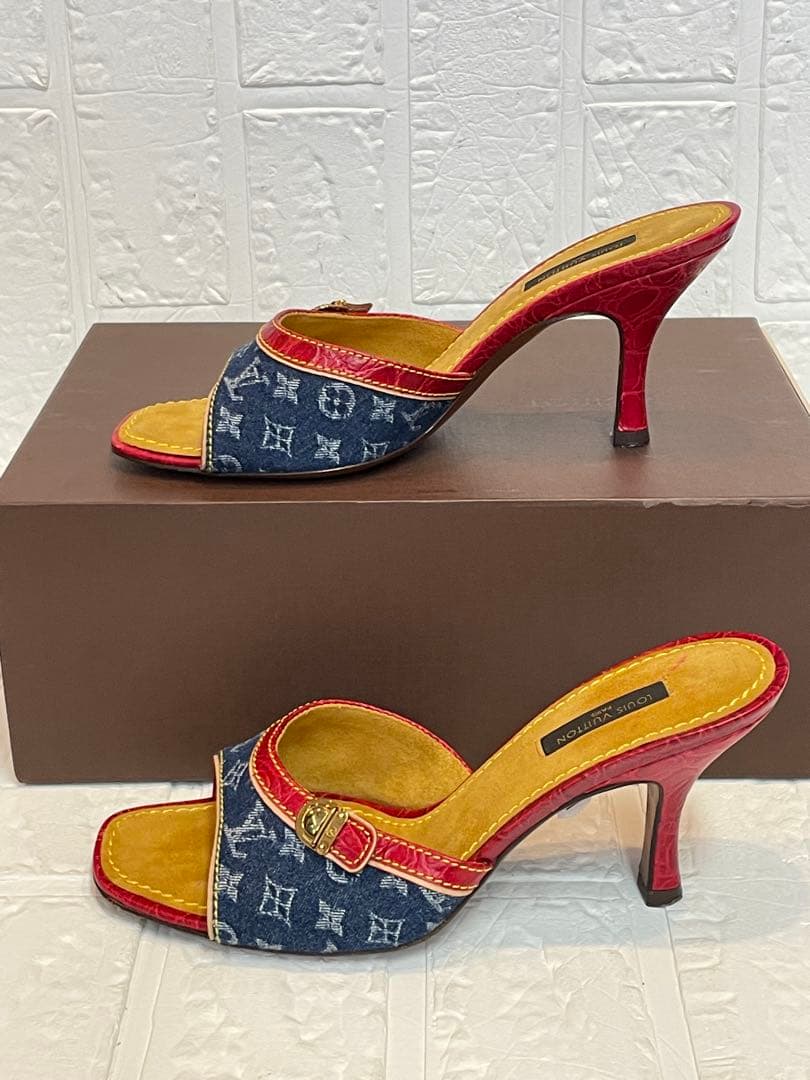 【良品】LOUIS VUITTONルイヴィトン　ミュール　❤︎