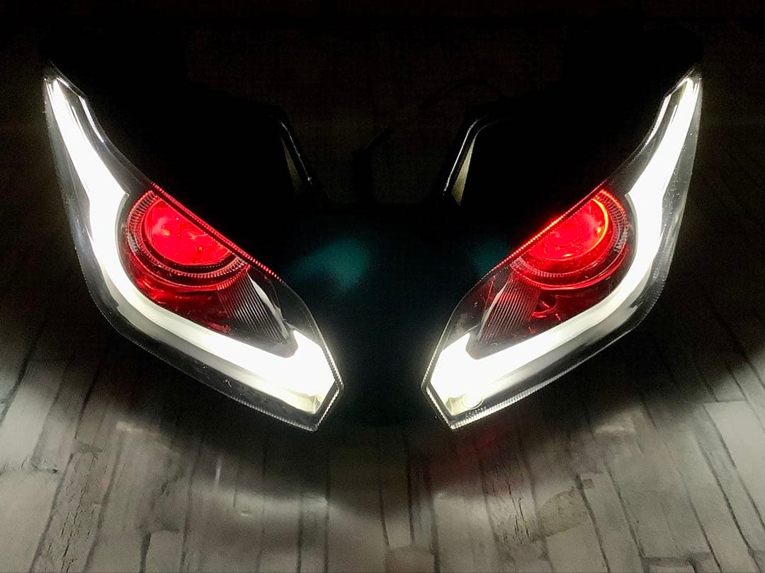 カスタム ヘッドライト NINJA250 ZX-6R ニンジャ250 イカリング NINJA250 カスタムヘッドライト ZX-6R ニンジャ250 イカリング - メルカリ