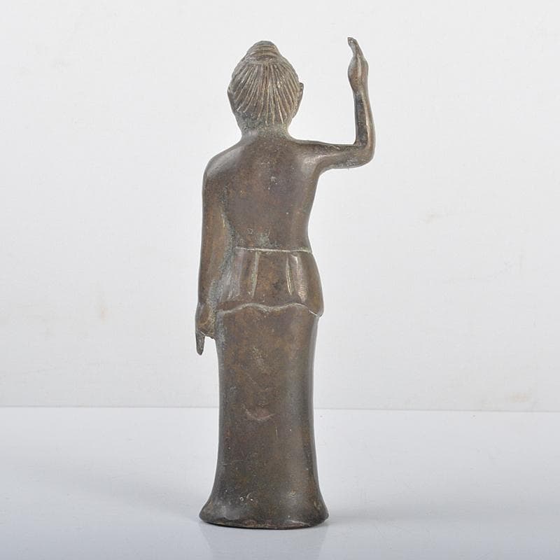 仏教美術　古銅　誕生仏　仏像　時代箱　D　R4270