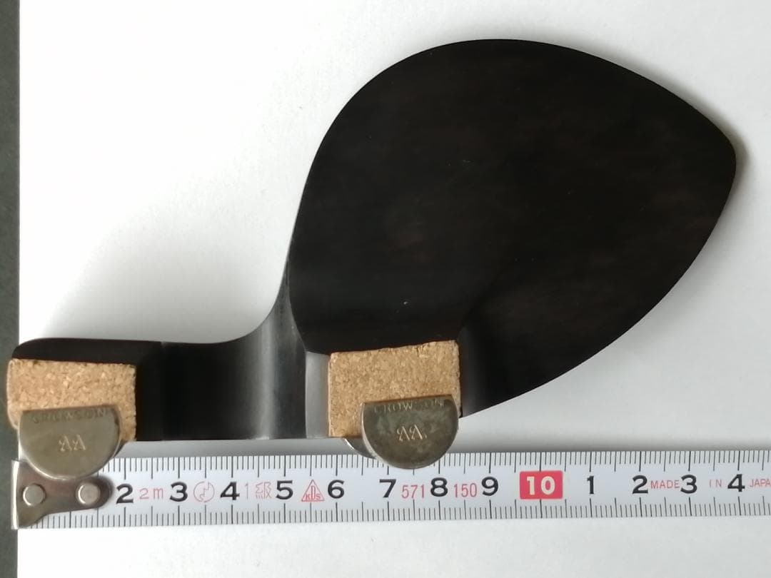 【M-bngs】ヴァイオリン　あご当て　CROWSON 　黒檀材