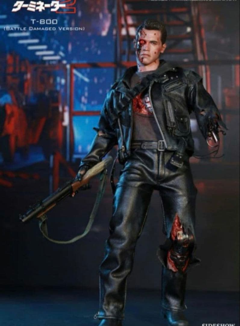 ホットトイズ　DX13　ターミネーター2　T-800　バトルダメージ