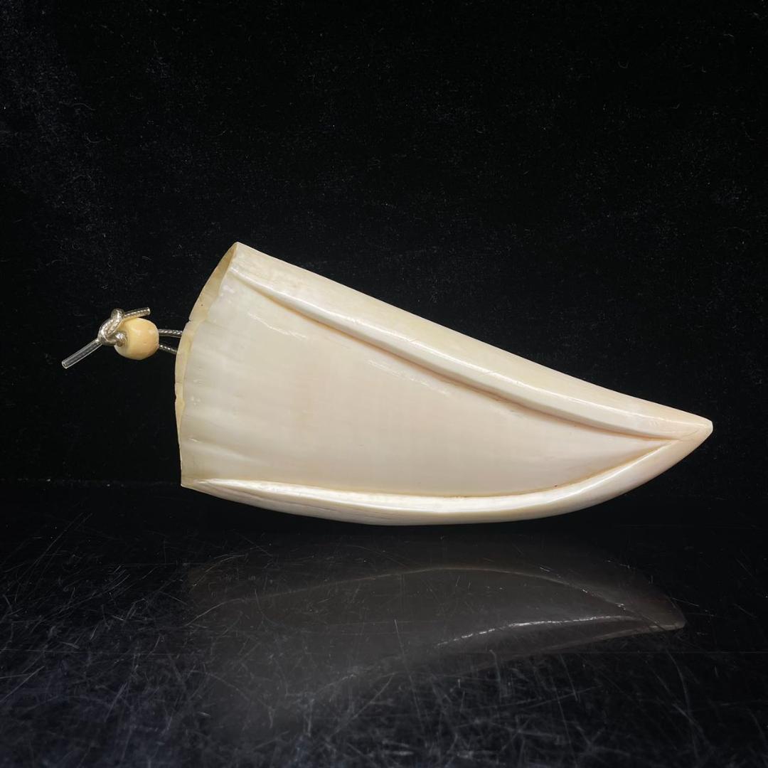 希少品】鯨の歯 置物