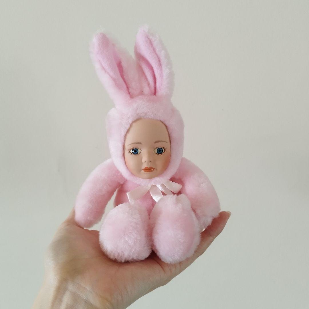 ヴィンテージ うさぎ ぬいぐるみ リアルで可愛い赤ちゃん人形 アメリカ