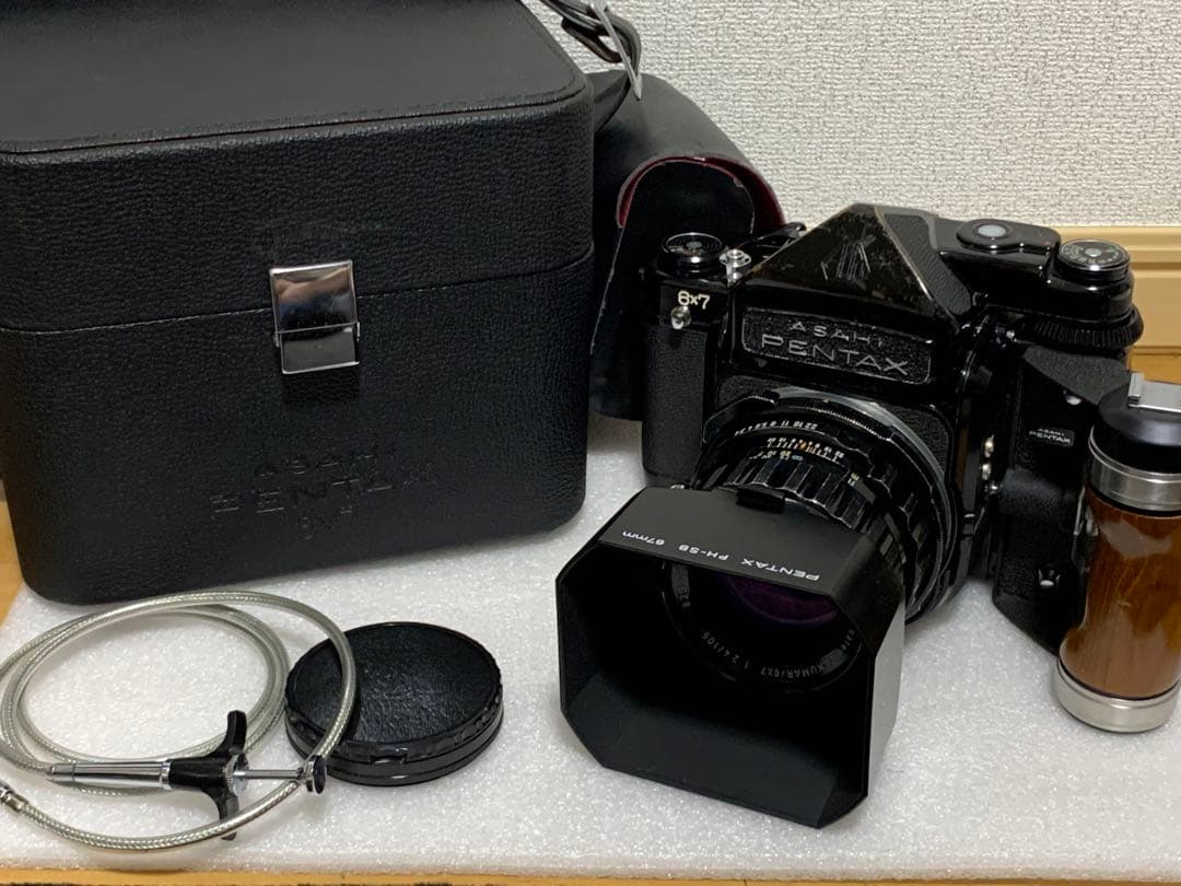 PENTAX 6x7 TAKUMAR 1:2.4 105mm ケース付き - AACLICK.COM