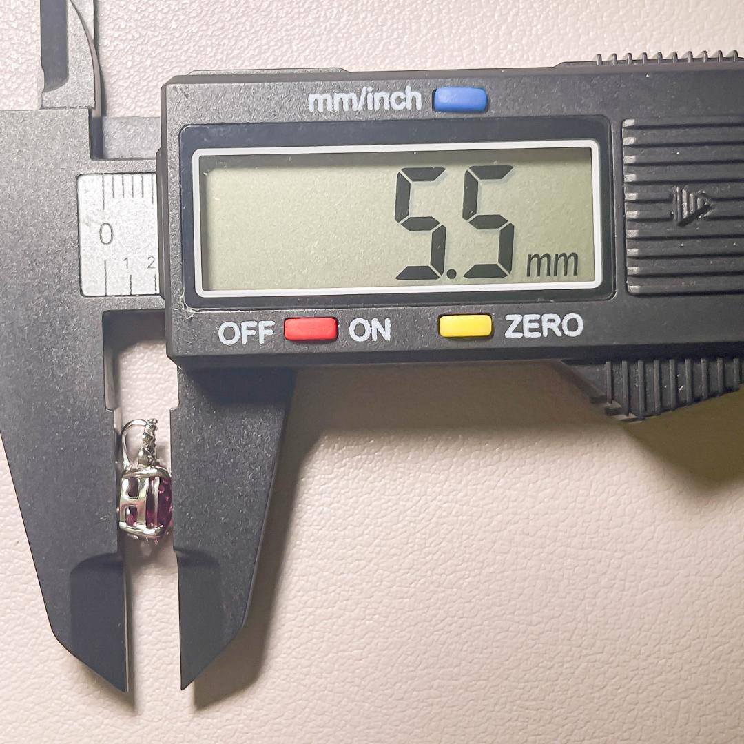 JN133-1 Pt900 トップ 2.0ct ロードライトーガーネット