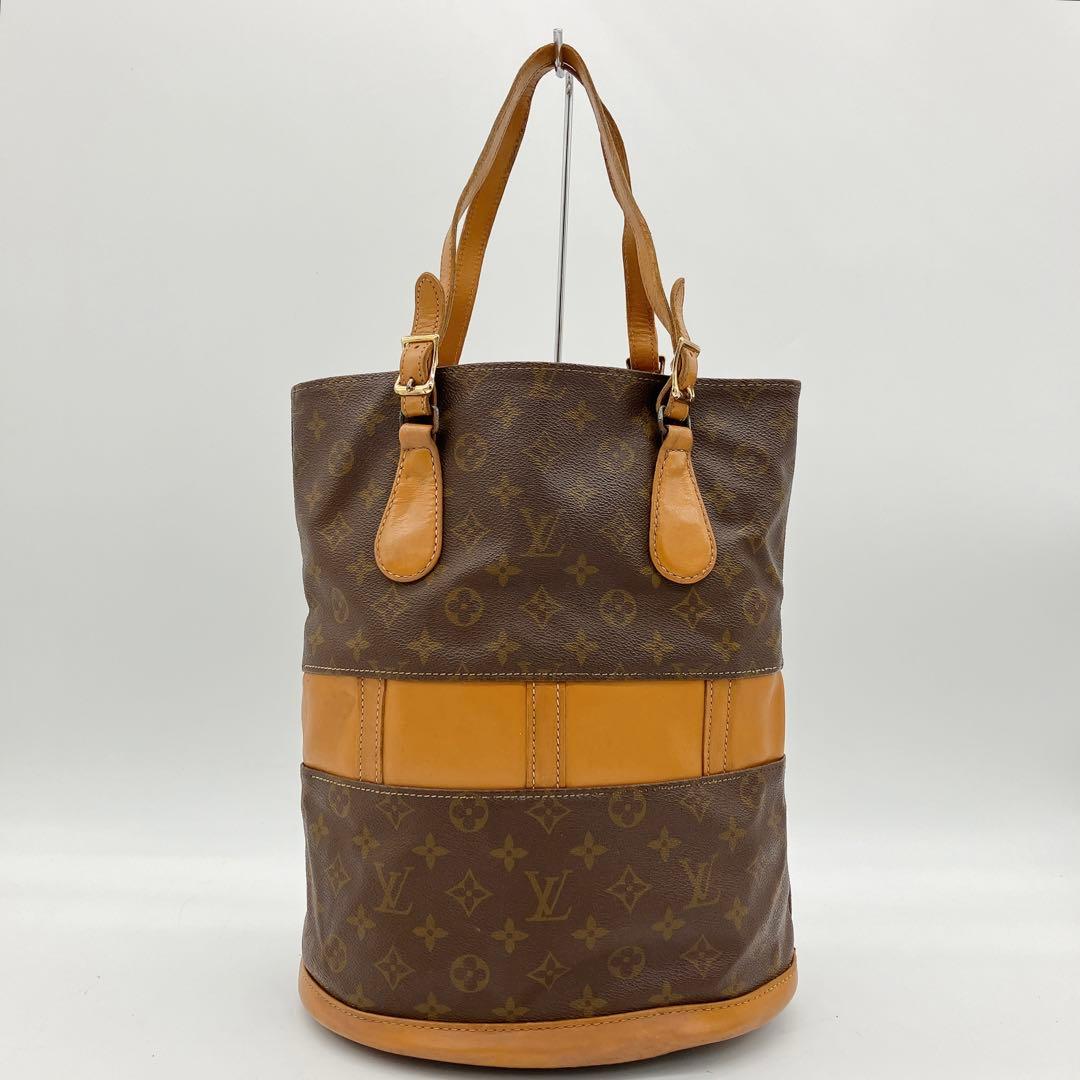 LOUIS VUITTON】トートバッグ バケットGM モノグラム USA限定