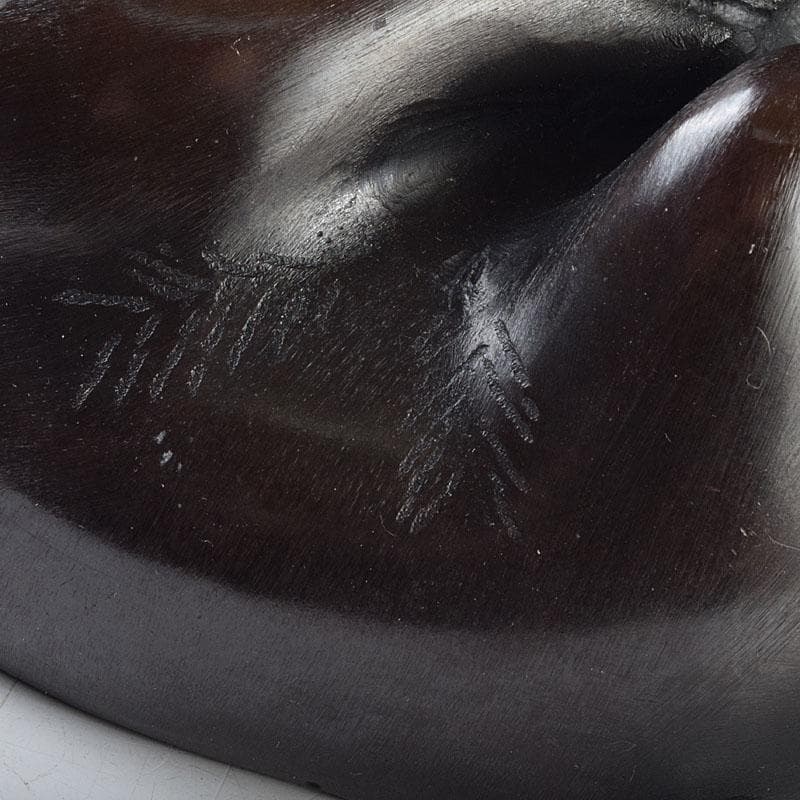 金工師 秀山作 鋳銅 戯れる子犬 置物 共箱 M R9214 - メルカリ